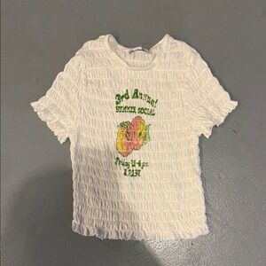 Kimchi Blue White Textured Tee